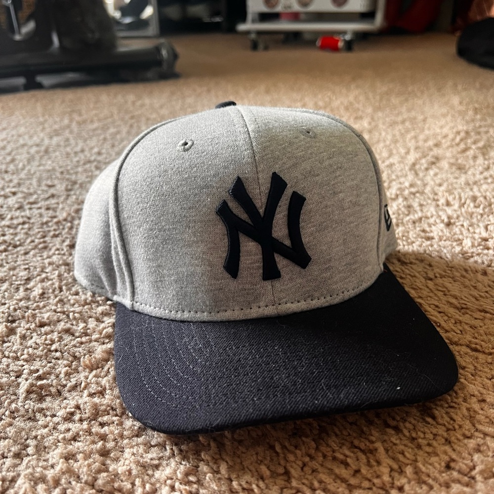 Gray and Black NY Logo Cap